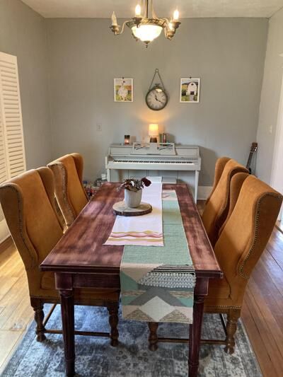 The dining room